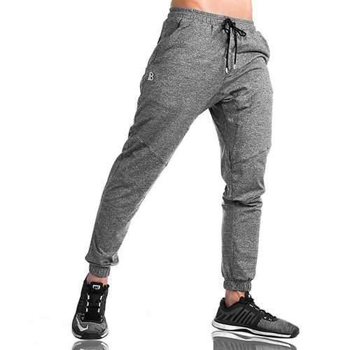 Men's Casual Fitness Training Running Feet Trousers