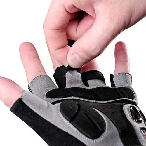 Wheelup S141 Men Anti-skidding Shockproof Breathable Half Finger Sports Riding Gloves Bike Gloves