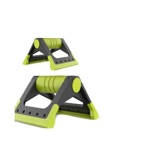 TU5005 Fold Push up Bar Stands Slip Resistance With Padded Handles Great For Upper Exercise Tools Pu