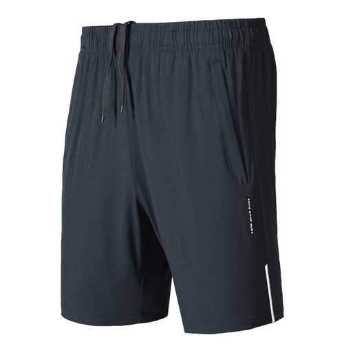 Men's Zipper Pocket Sports Casual Shorts