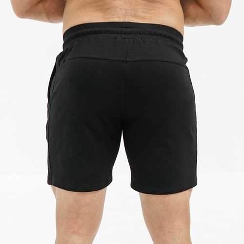 Mens Cotton Moisture Wicking Letters Printing Sports Shorts