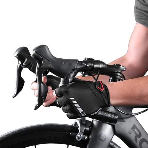 ROCKBROS S143 Cycling Gloves For Men Women Bike Bicycle MTB Gel Pad Half Finger Glove Shockproof