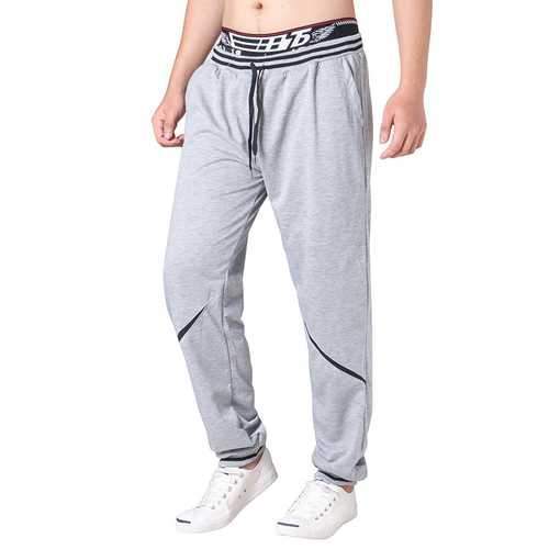 Men's Elastic Waist Drawstring Loose Casual Pants