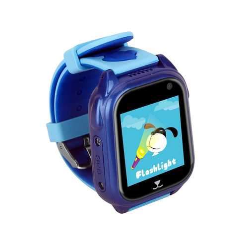 IP68 Waterproof Kids Digital GPS+LBS Activity Tracker SOS Anti-lost Camera Smart Wristband Watch