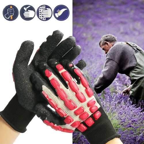 BIKIGHT Abrasion Skid Resistance Anti-Cutting Gloves Work Impact Mechanics Tool For Rock Climbing