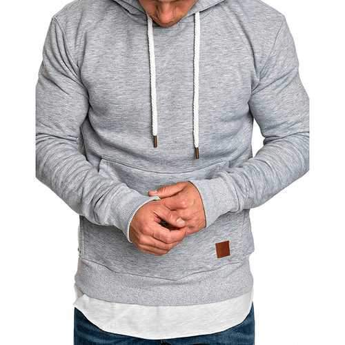 Men's Autumn Big Pockets Pullover Sports Sweatshirts