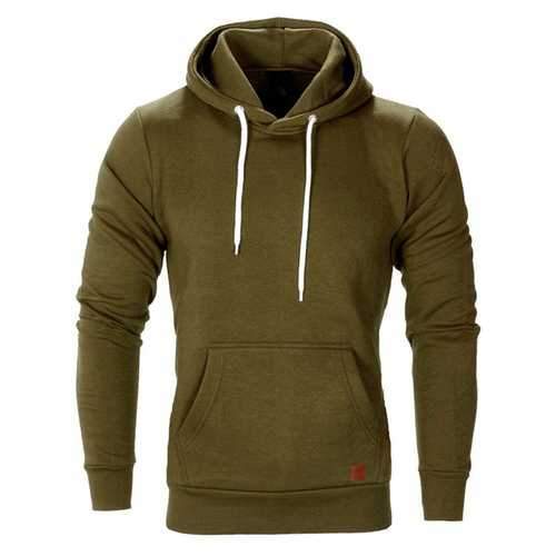 Men's Autumn Big Pockets Pullover Sports Sweatshirts