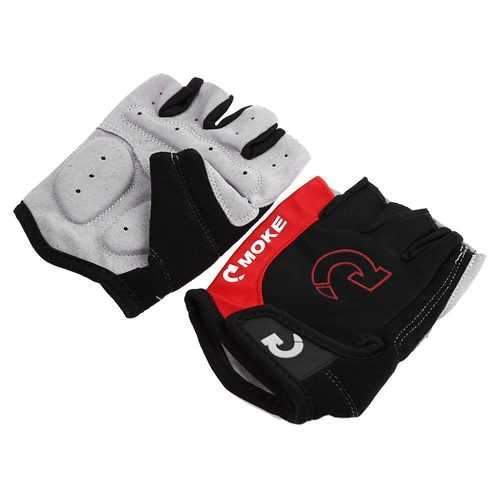 MOKE Cycling Mountain Road Bike Bicycle Gloves Half Finger Anti-slip Unisex Gloves