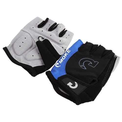 MOKE Cycling Mountain Road Bike Bicycle Gloves Half Finger Anti-slip Unisex Gloves