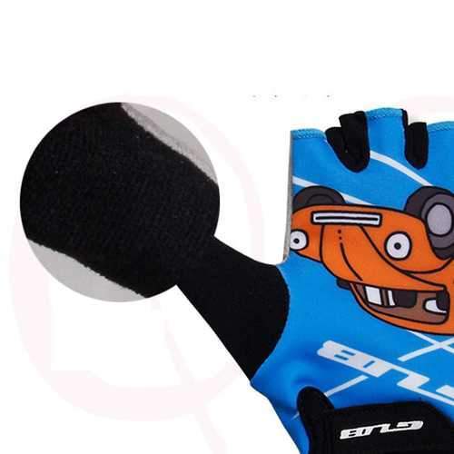 GUB S022 Children Cycling Half Finger Gloves Lycra Anti-Slip Gloves for Banlance and Pedal Bike Bicycle Boys Girls