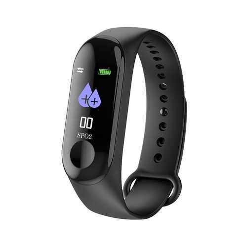 Bakeey M3 Color Screen Smart Watch Heart Rate and Blood Pressure Monitor Smart Bracelet