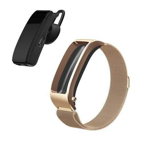 Bakeey iTlak B5 HR Blood Pressure Oxygen Siri Weather Dynamic Speaker Smart Bracelet and Earphones