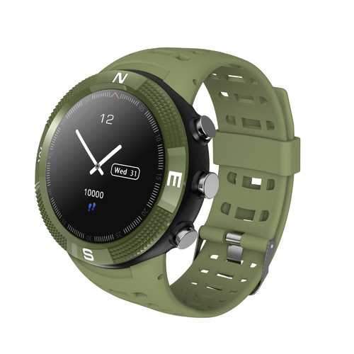 NO.1 F18 GPS 3 Satellites Gobal Positioning System Heart Rate Compass BT 4.2 Sport Smart Watch