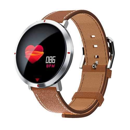 Goral S2 Pro Charging Base Heart Rate Monitor Message Reminder Leather Band Metal Boby Smart Watch