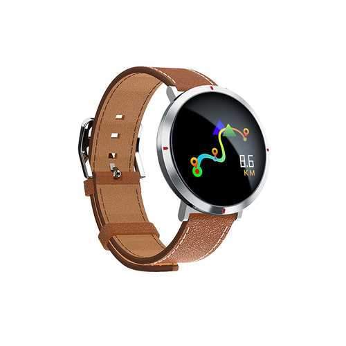 Goral S2 Pro Charging Base Heart Rate Monitor Message Reminder Leather Band Metal Boby Smart Watch