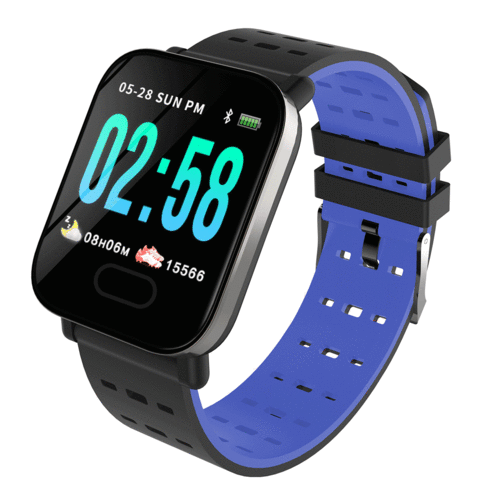 Bakeey M20 1.3' Big Screen Real Time HR Blood Oxygen Pressure Monitor Long Standby Sport Smart Watch