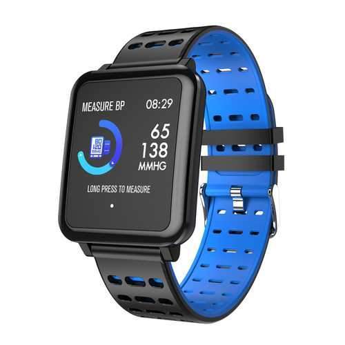 Bakeey T2 Brightness Weather Music HR Blood Pressure Oxygen Call Messages Remind Smart Watch