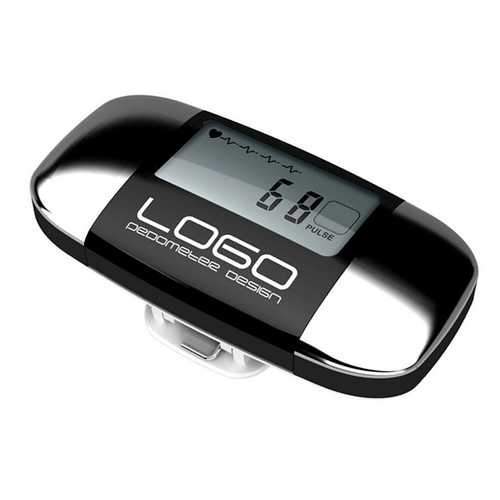 Pulsar Heart Rate LCD Step Calorie Counter Distance Sport Pedometer