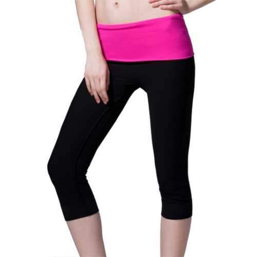 Fashion Modal Elastic Slimming Yoga Running Fitness CroppedTrousers