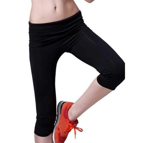 Fashion Modal Elastic Slimming Yoga Running Fitness CroppedTrousers