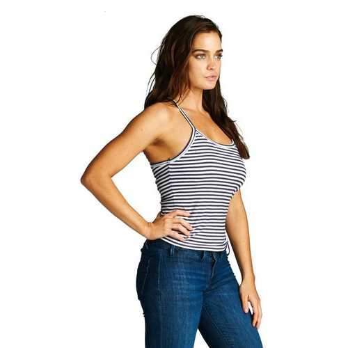 Women's Tight Striped Camisole Tank Top