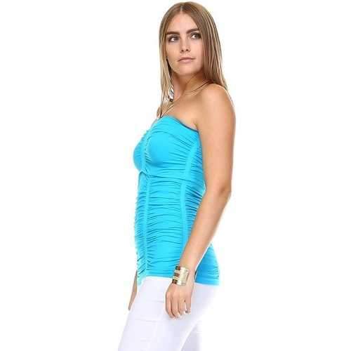 Women's Textured Knit Stretch Tube Top