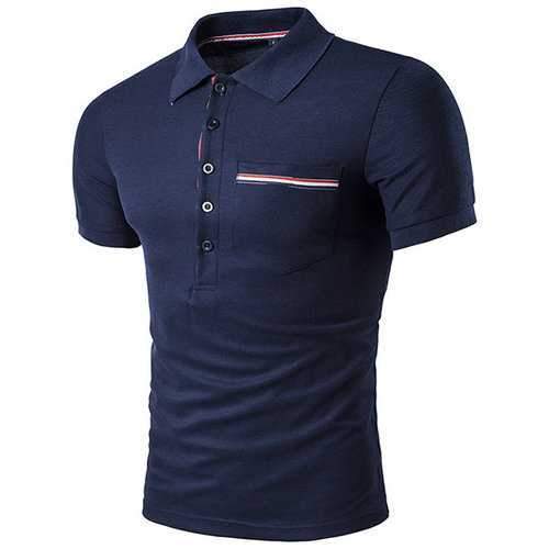 Front Pocket Casual Golf Shirt