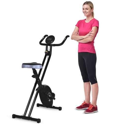 Resistance Adjustable Folding Magnetic Exercise Bike